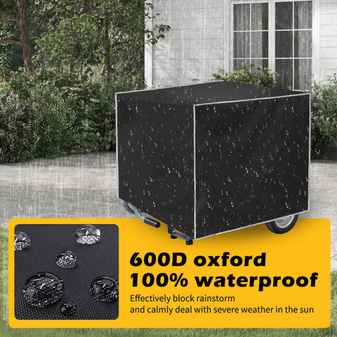 Zhouzhou generator cover with built-in storage pocket for cords.