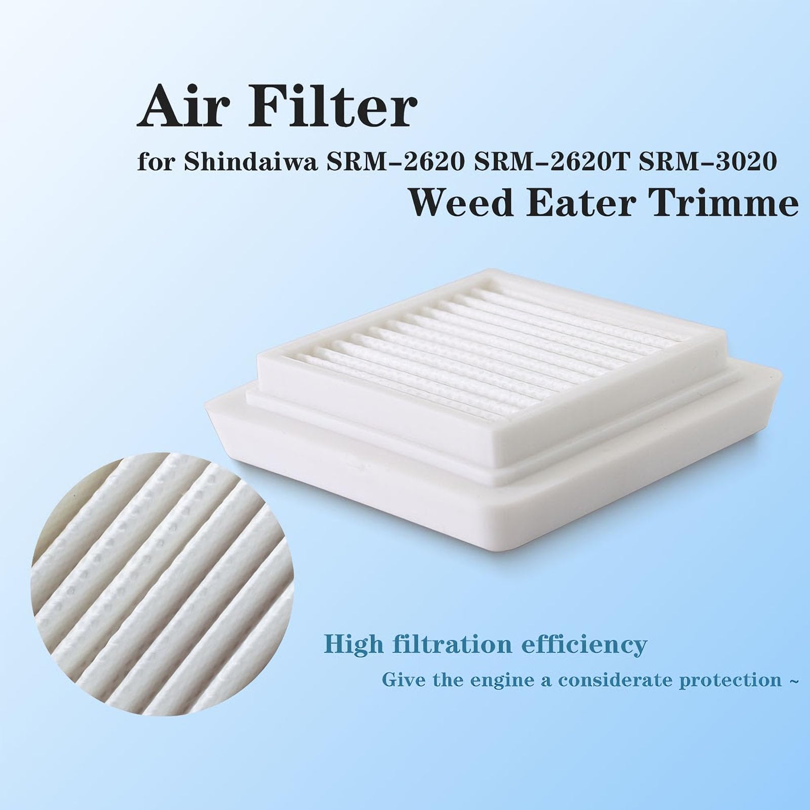 ZHRANXZ A226002040 pre-filter foam blocks large particles, boosting filter life.