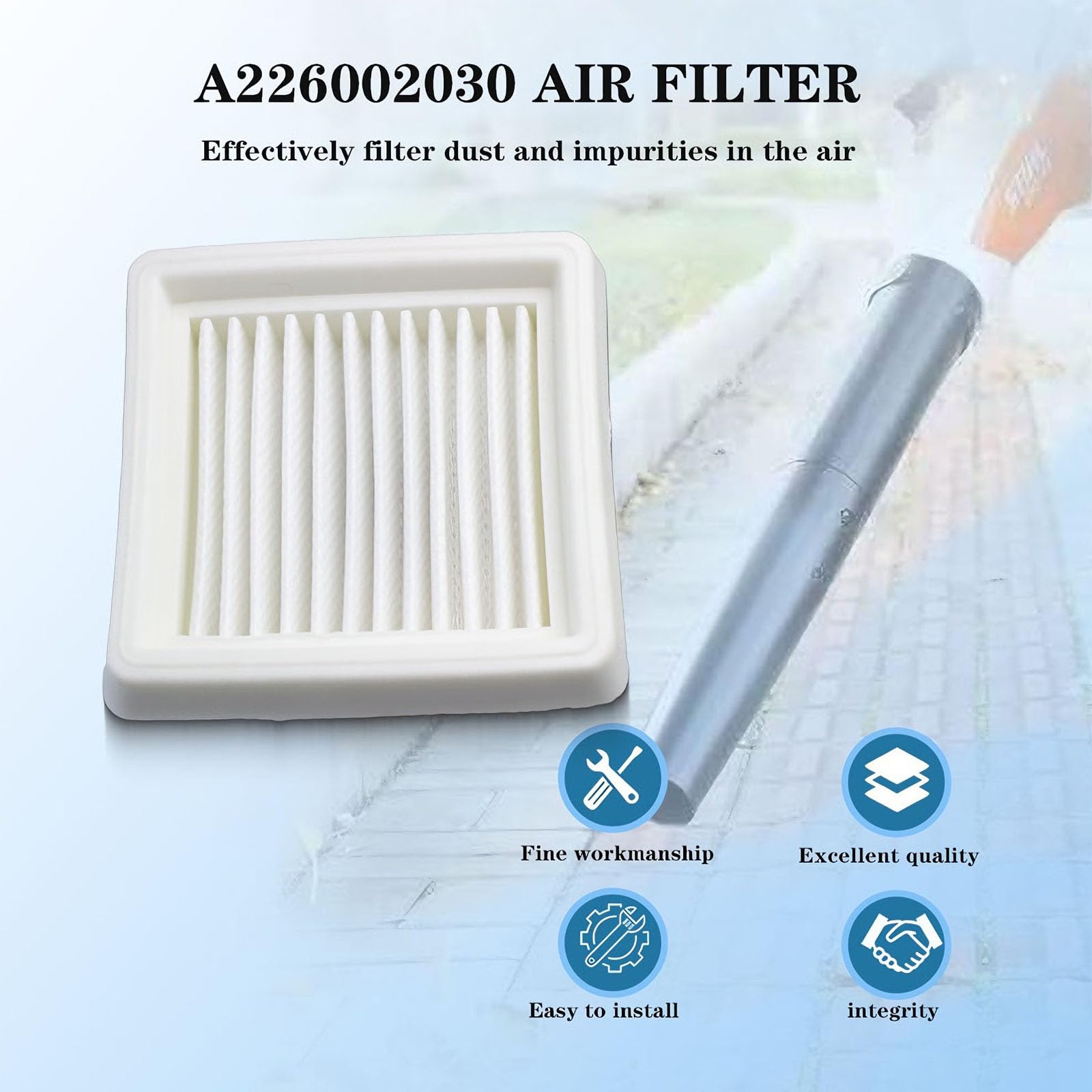 ZHRANXZ compatible filter for Echo/SRM-2620 keeps engines clean.