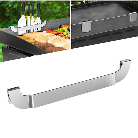 ZHSX 10-inch griddle spatula holder with magnetic design keeps tools within reach.