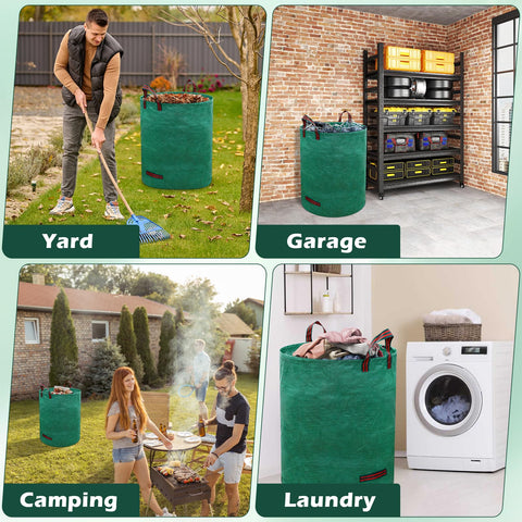 Zhulerzil versatile bags for weeds, compost, and camping gear.