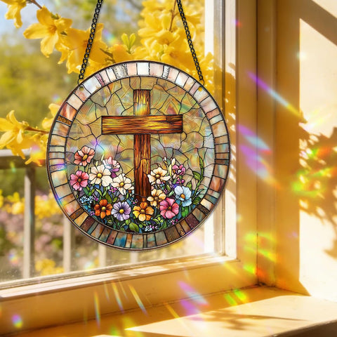 Zhuoyaju window decor gift-ready shines when hung near light sources