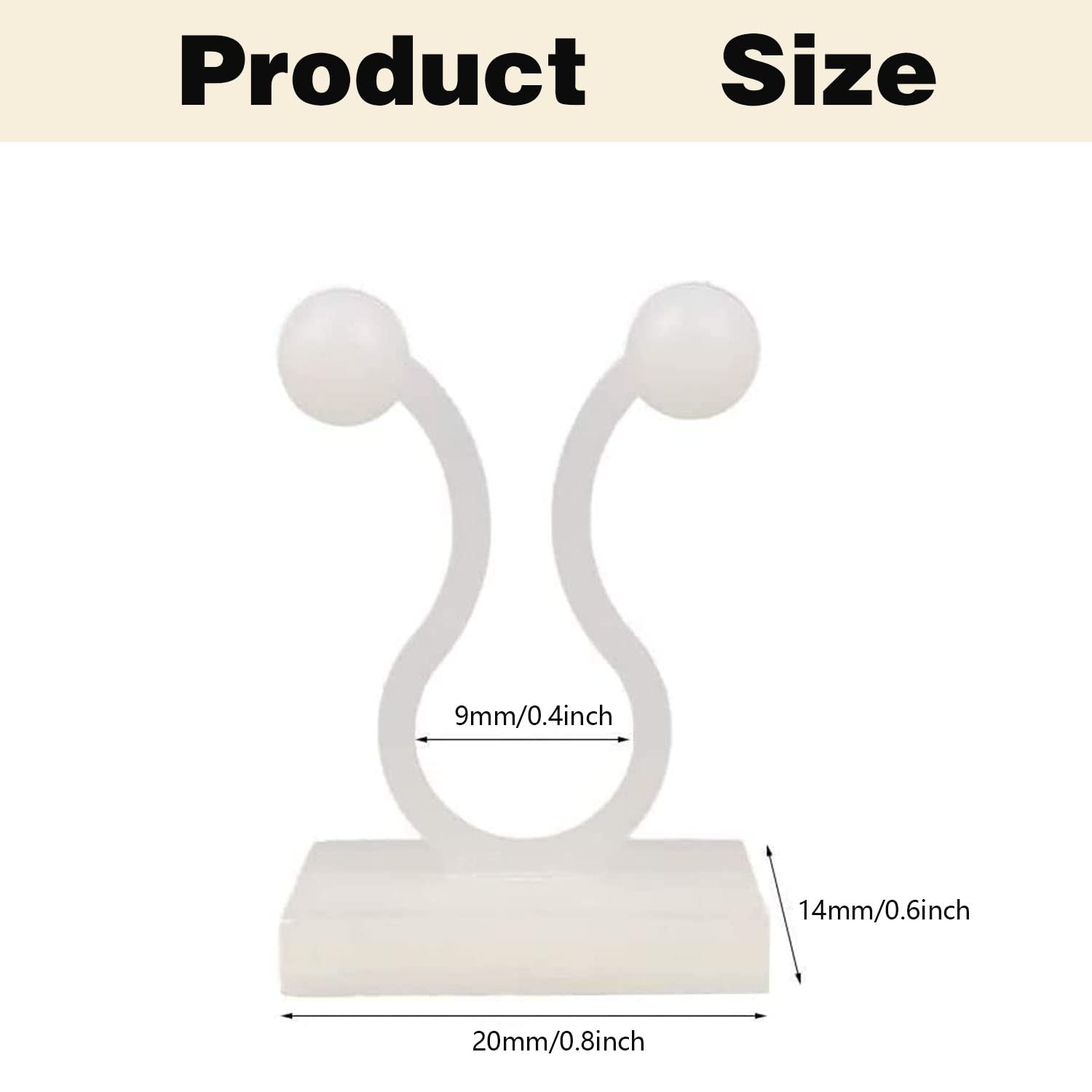 ZIBo self-adhesive plant fixer clip holds lightweight vines without nails for easy setup.
