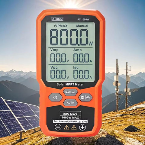 ZIBOO FT-1000W voc-isc-check captures Voc and Isc safely.