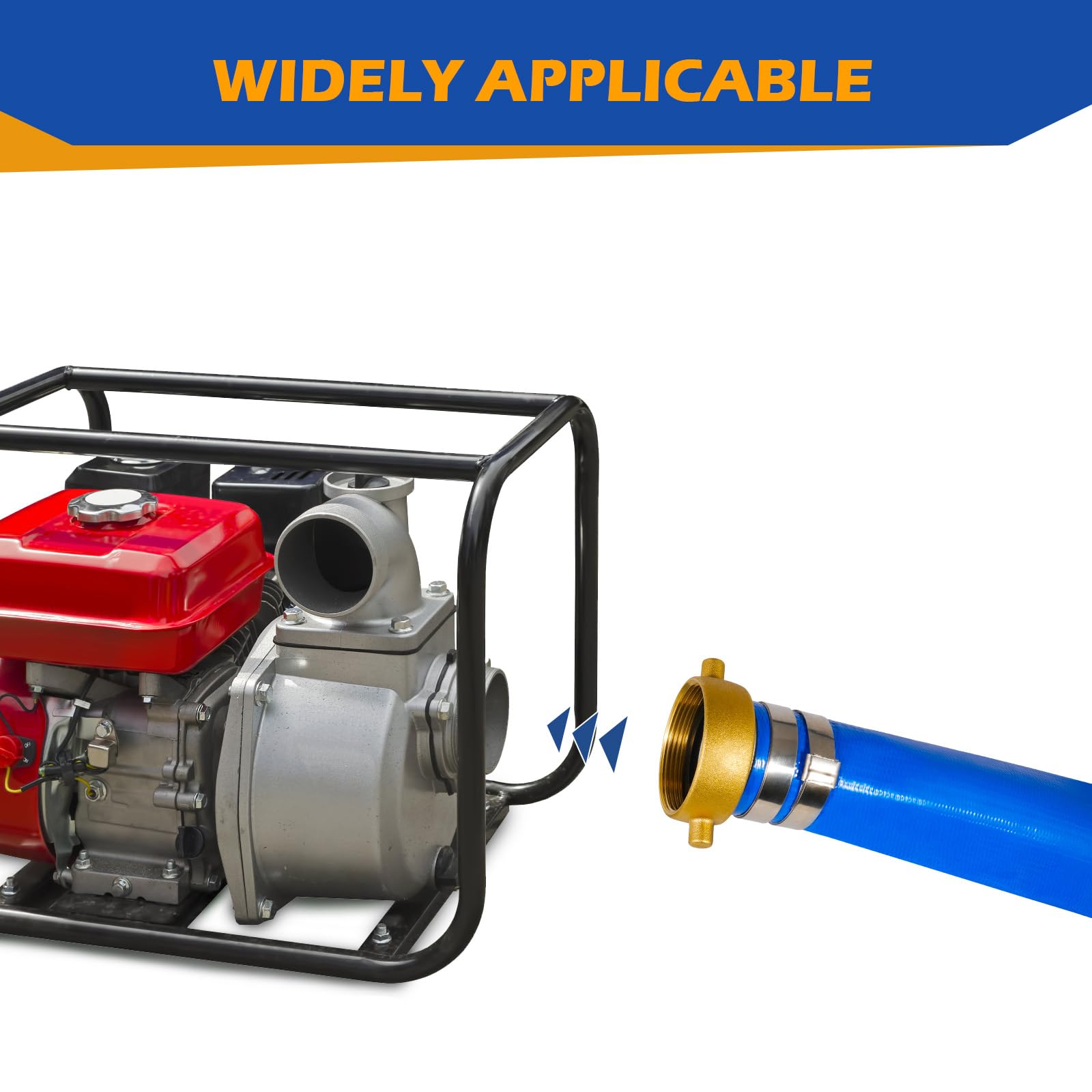 Zicely durable hose suitable for irrigation and drainage tasks.