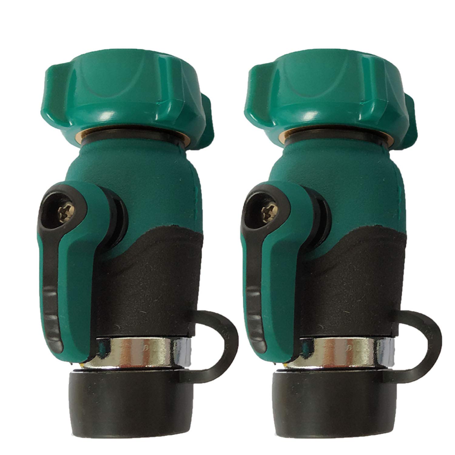 Zifoudvs three-quarter-inch connector on faucet enables easy outdoor setup.