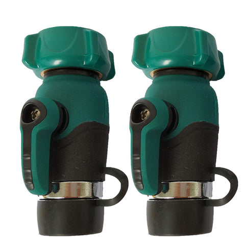 Zifoudvs three-quarter-inch connector on faucet enables easy outdoor setup.