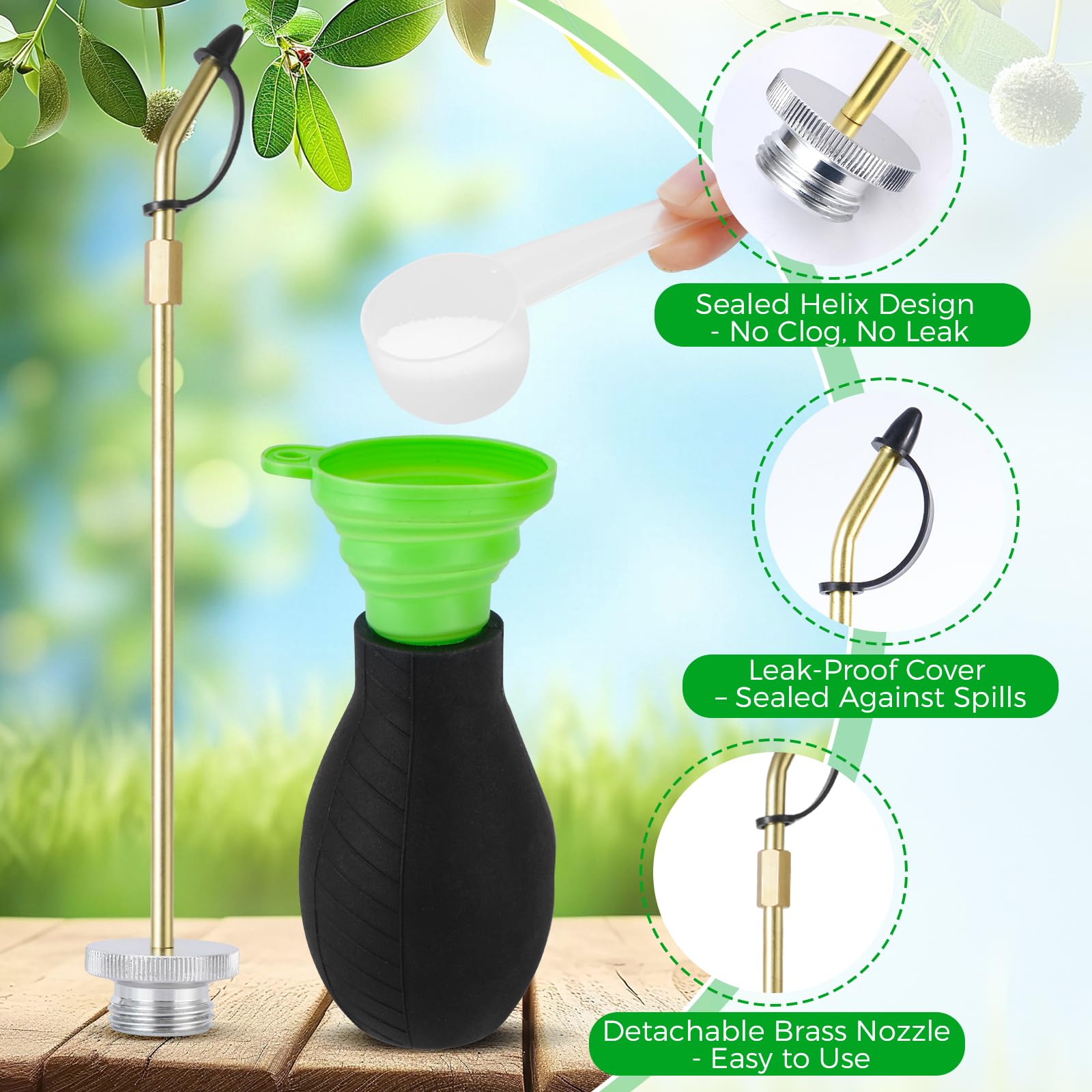 Zihvfzu collapsible funnel simplifies filling without mess