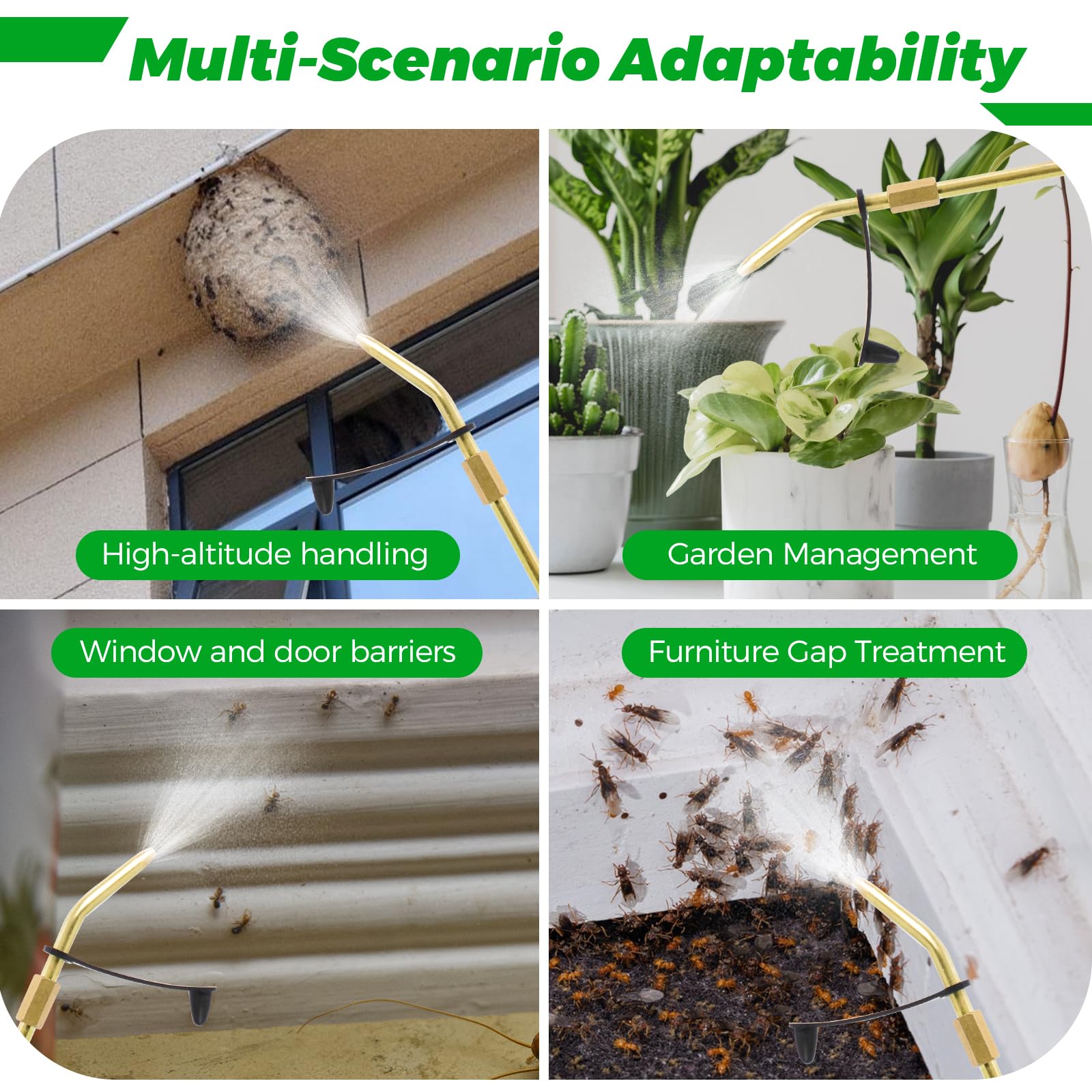 Zihvfzu complete duster kit for ready-to-use garden and home tasks
