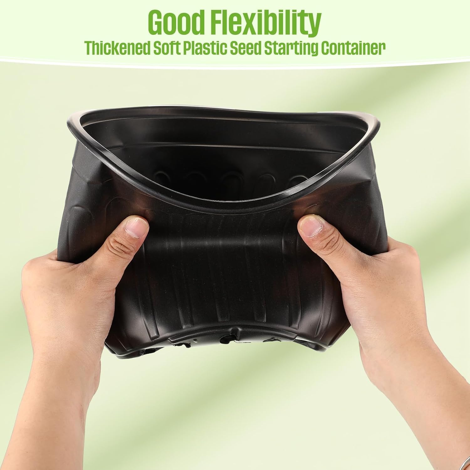 Ziliny 2-Gallon pot thickened plastic for durable outdoor use