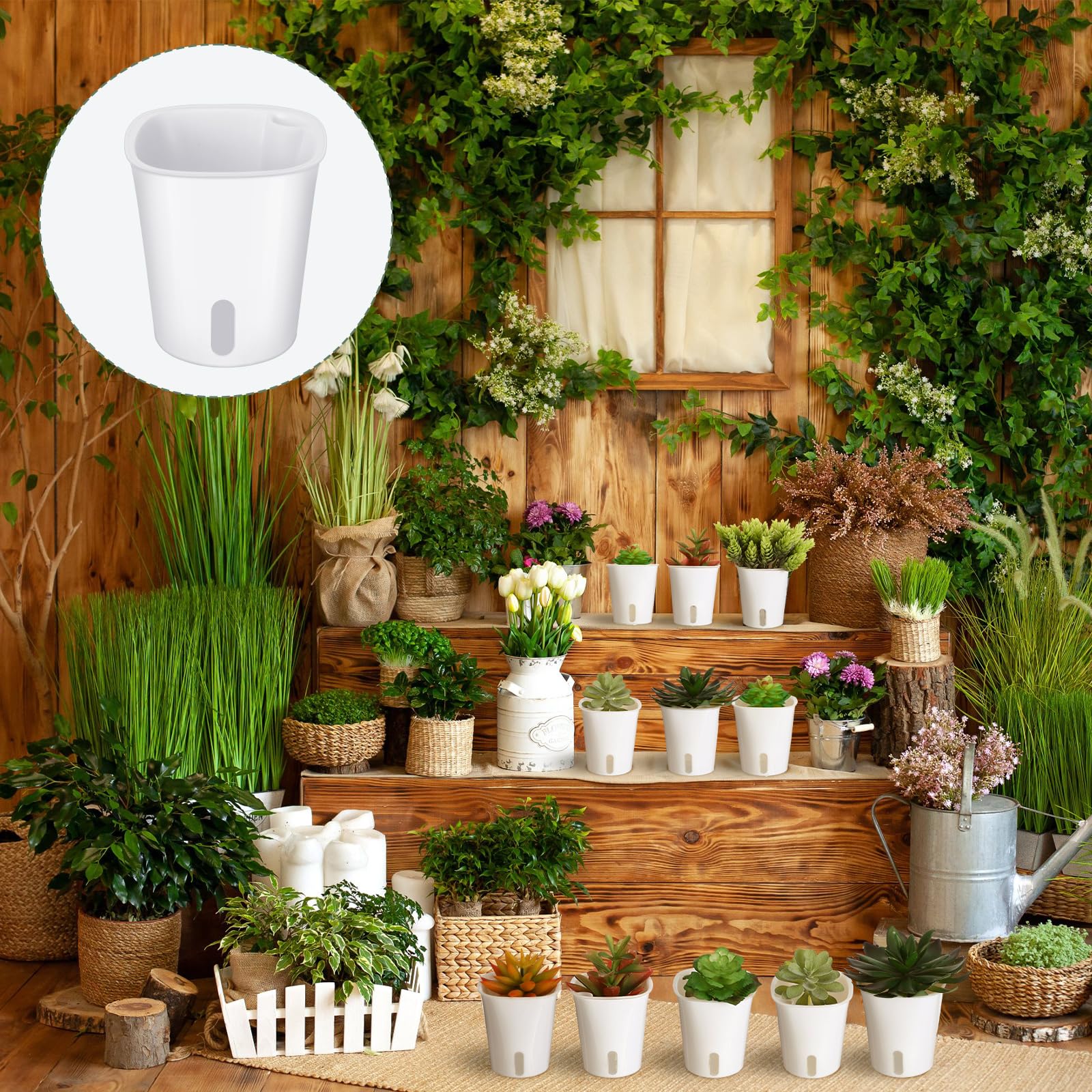 Ziliny air circulation holes promote healthy roots and air exchange.