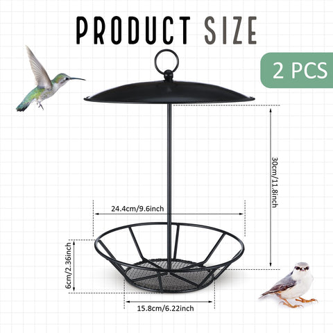 Ziliny seed cake feeder cylinder with protective lid for birds