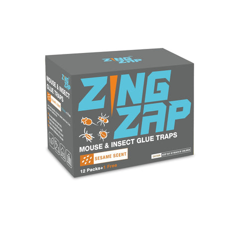 ZingZap glue boards deliver versatile pest-control for multiple crawling pests.