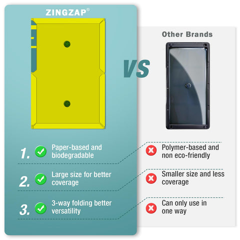 ZingZap indoor application-friendly glue trap for home and business settings.