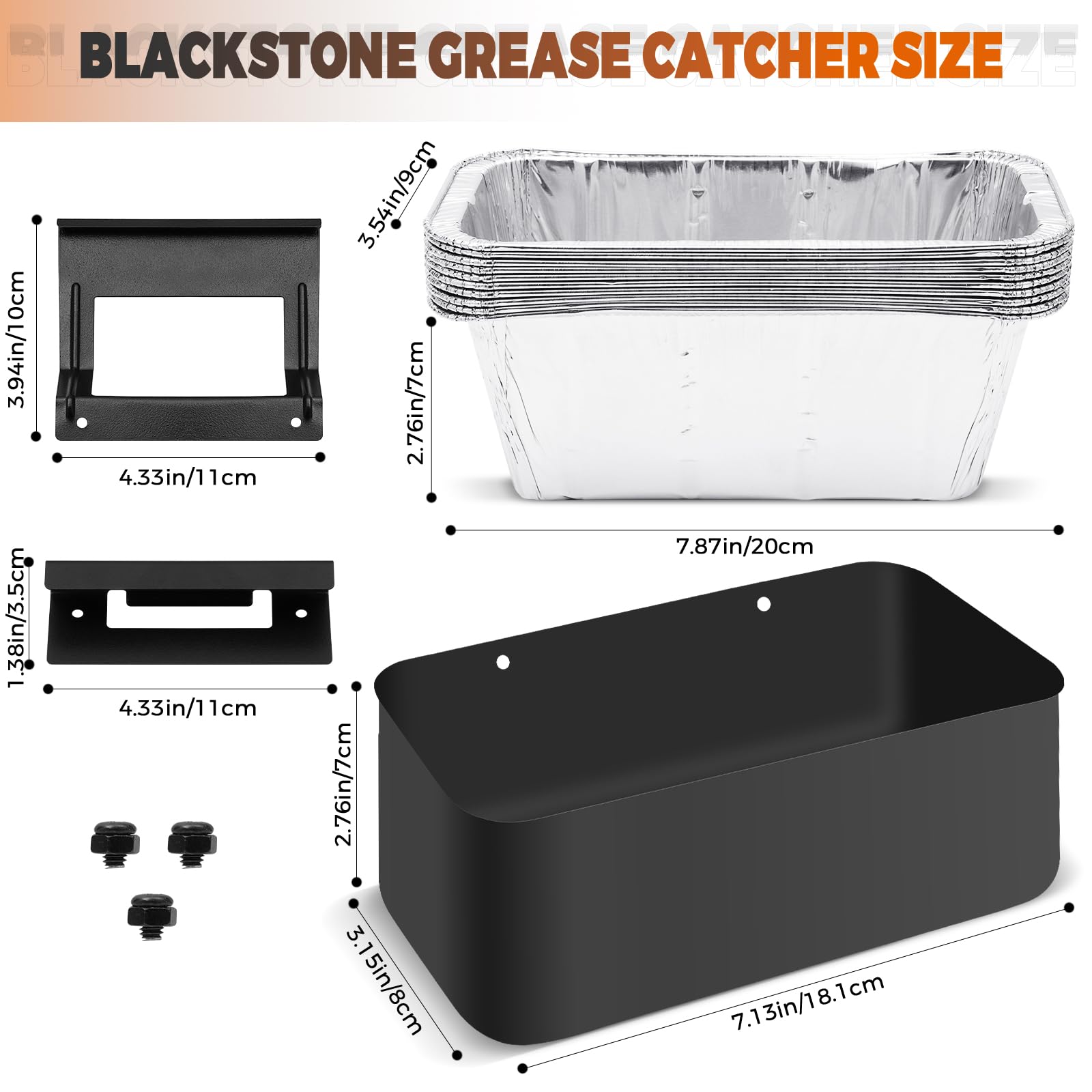 Ziopetru drip tray under a Blackstone griddle for mess-free grilling