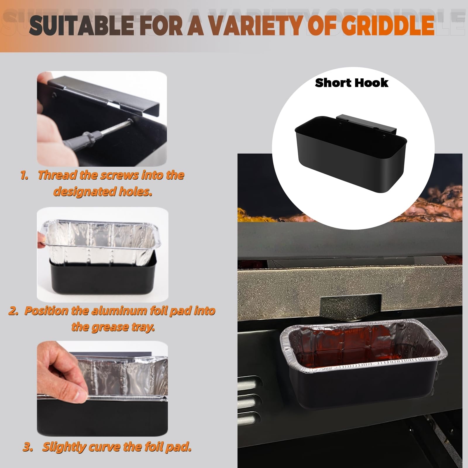 Ziopetru foil liner pack ready for quick cleanup after grilling