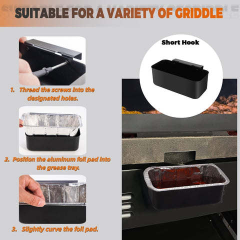 Ziopetru foil liner pack ready for quick cleanup after grilling
