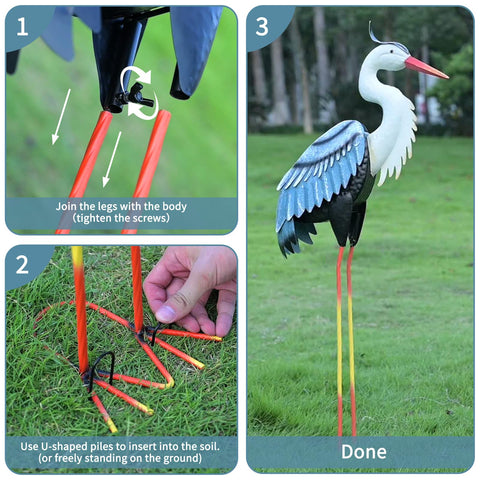 ZioWio lawn ornament designed for year-round weather resistance.