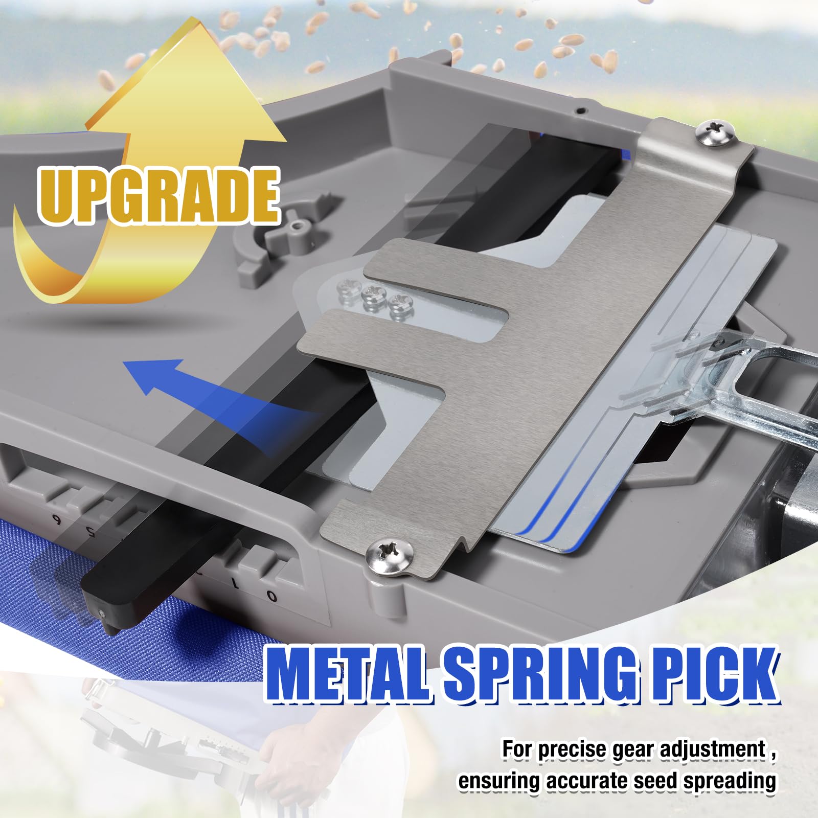 Zipcase accurate gears enabling precise gate adjustments for materials