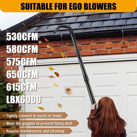 Zipcase gutter cleaner showing 360-degree angle adjustment for tight spaces.