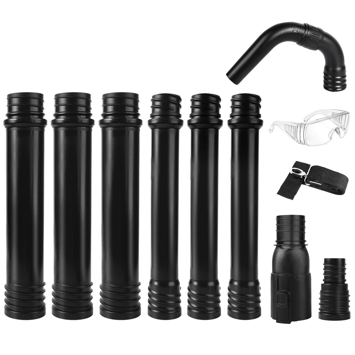 Zipcase gutter cleaning kit with 9.25 ft reach for safe ground cleaning.