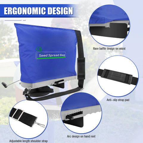 Zipcase large impeller delivering even, wide material distribution