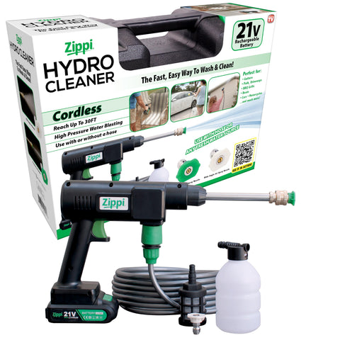 Zippi Hydro Cleaner Standard 2025 unit shown for cordless patio cleaning.