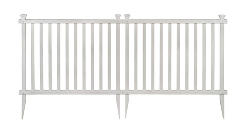 Zippity Baskenridge garden edge with sturdy PVC fence protection