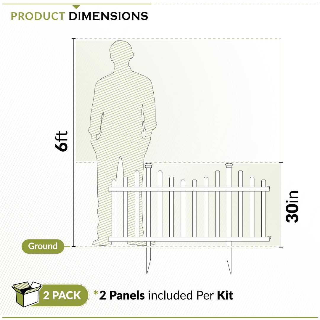 Zippity Madison easy install with included posts and mallet
