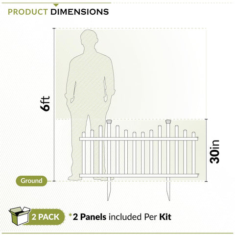 Zippity Madison easy install with included posts and mallet