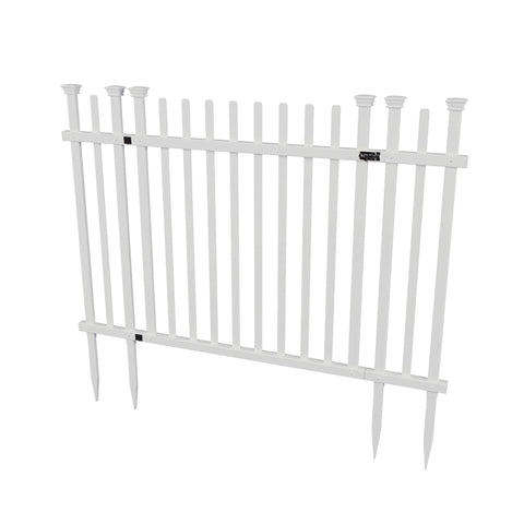 Green initiative: recycled PVC in Zippity vinyl for eco-friendly fencing.
