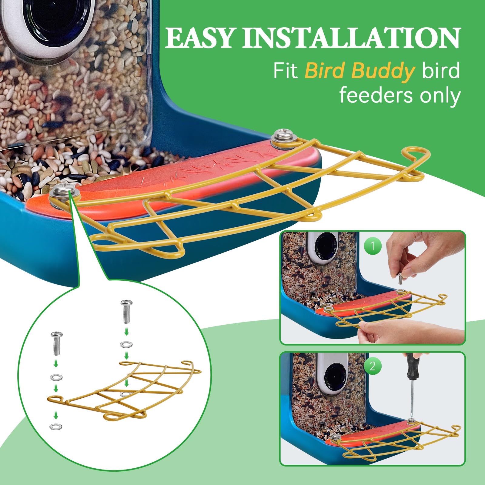 ZIRKOZIR installation pack includes screws and washers for quick mounting.