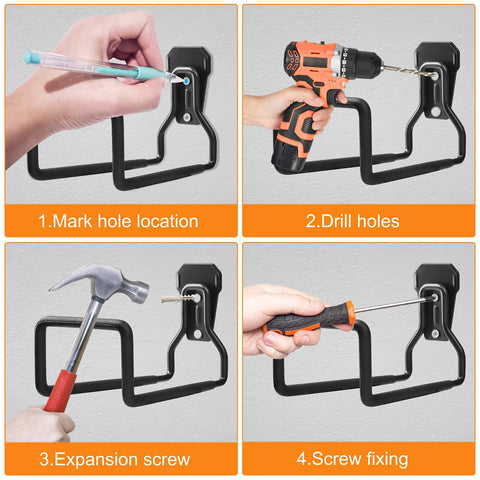 Zitalupy quick-install with screws and anchors for easy mounting.