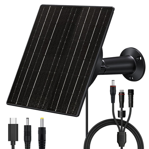 Zivif 10W solar charger for trail cameras, front view, durable outdoor power