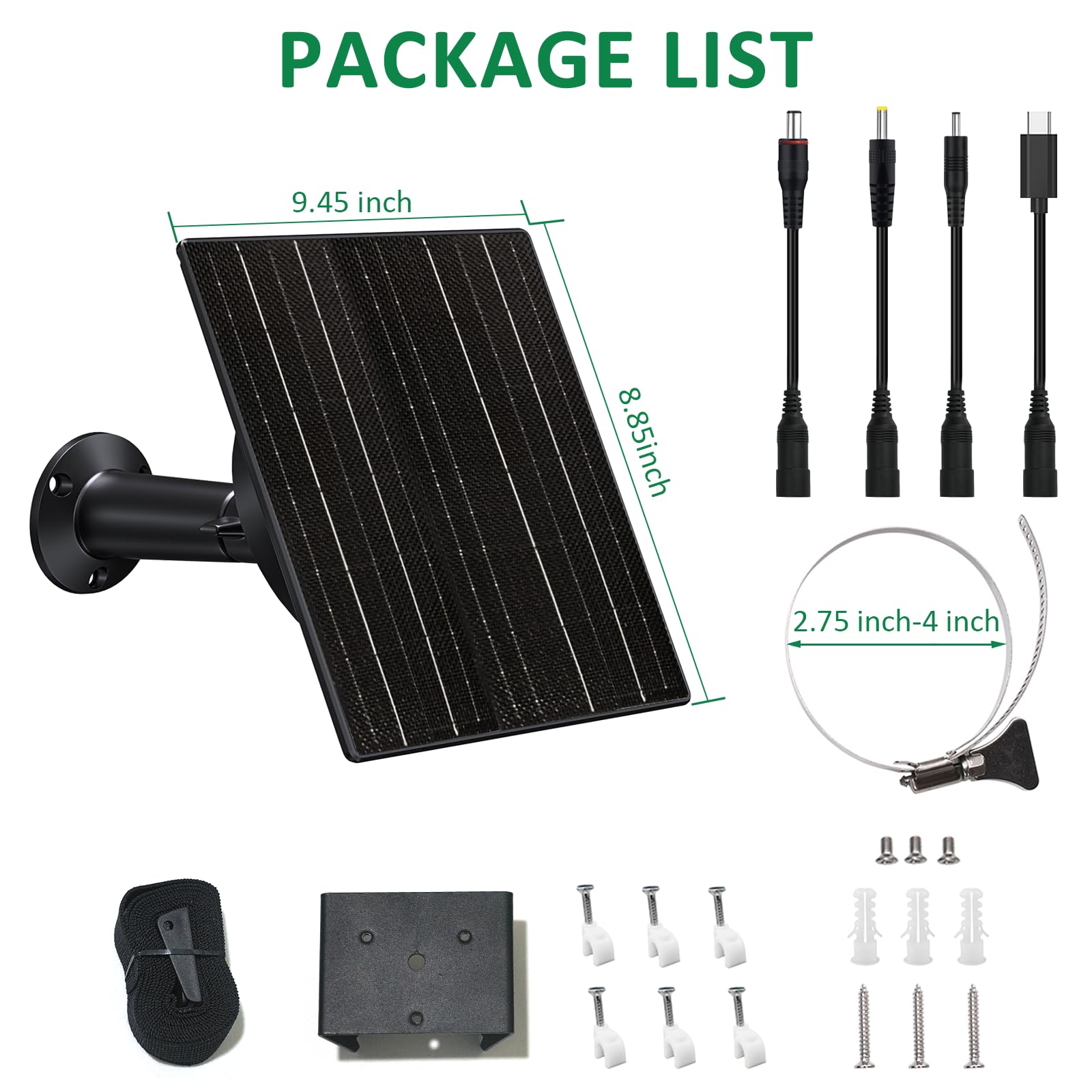 Zivif mounting kit image, 360° adjustable mount for trees or walls