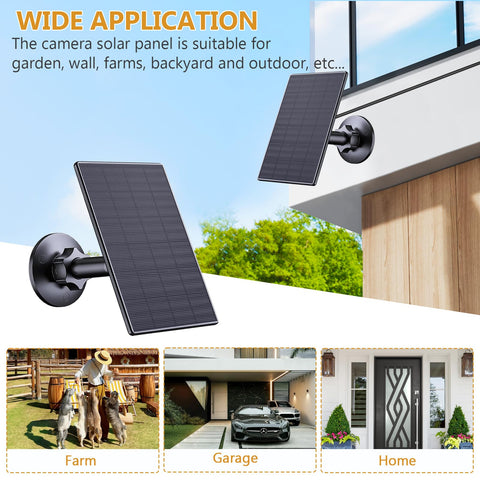 Zivif 2W solar panel two-pack packaging and setup