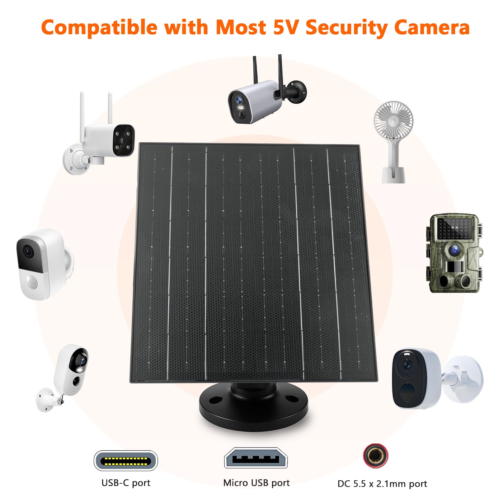Zivif USB-C output and adapters for 5V devices on location