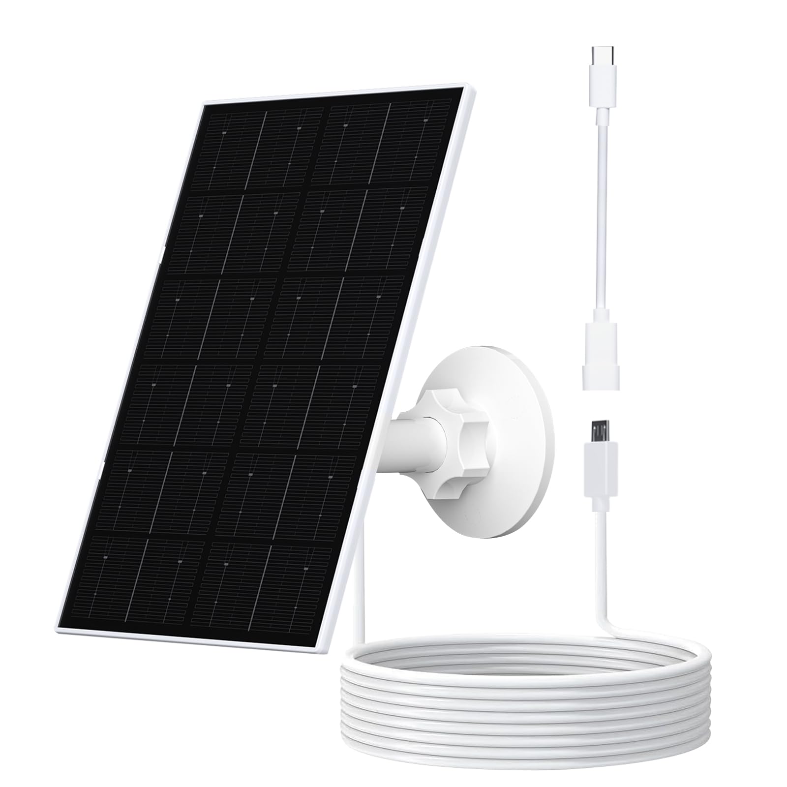 Zivif solar panel on IP66 housing powering outdoor cameras year-round.