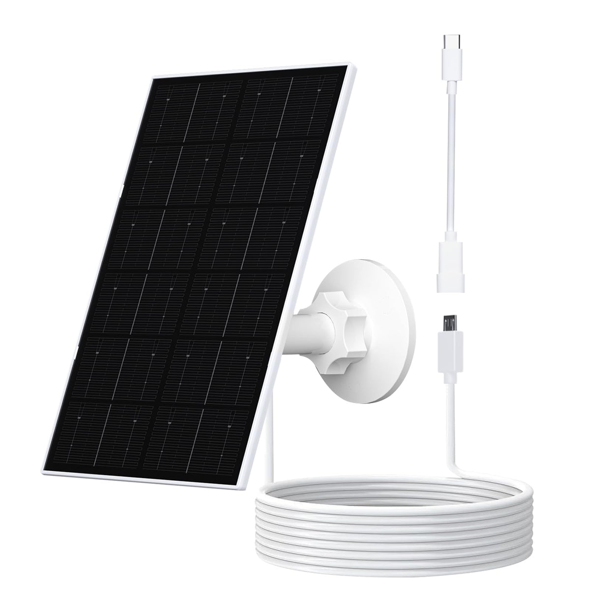 Zivif solar panel on IP66 housing powering outdoor cameras year-round.