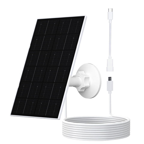 Zivif solar panel on IP66 housing powering outdoor cameras year-round.