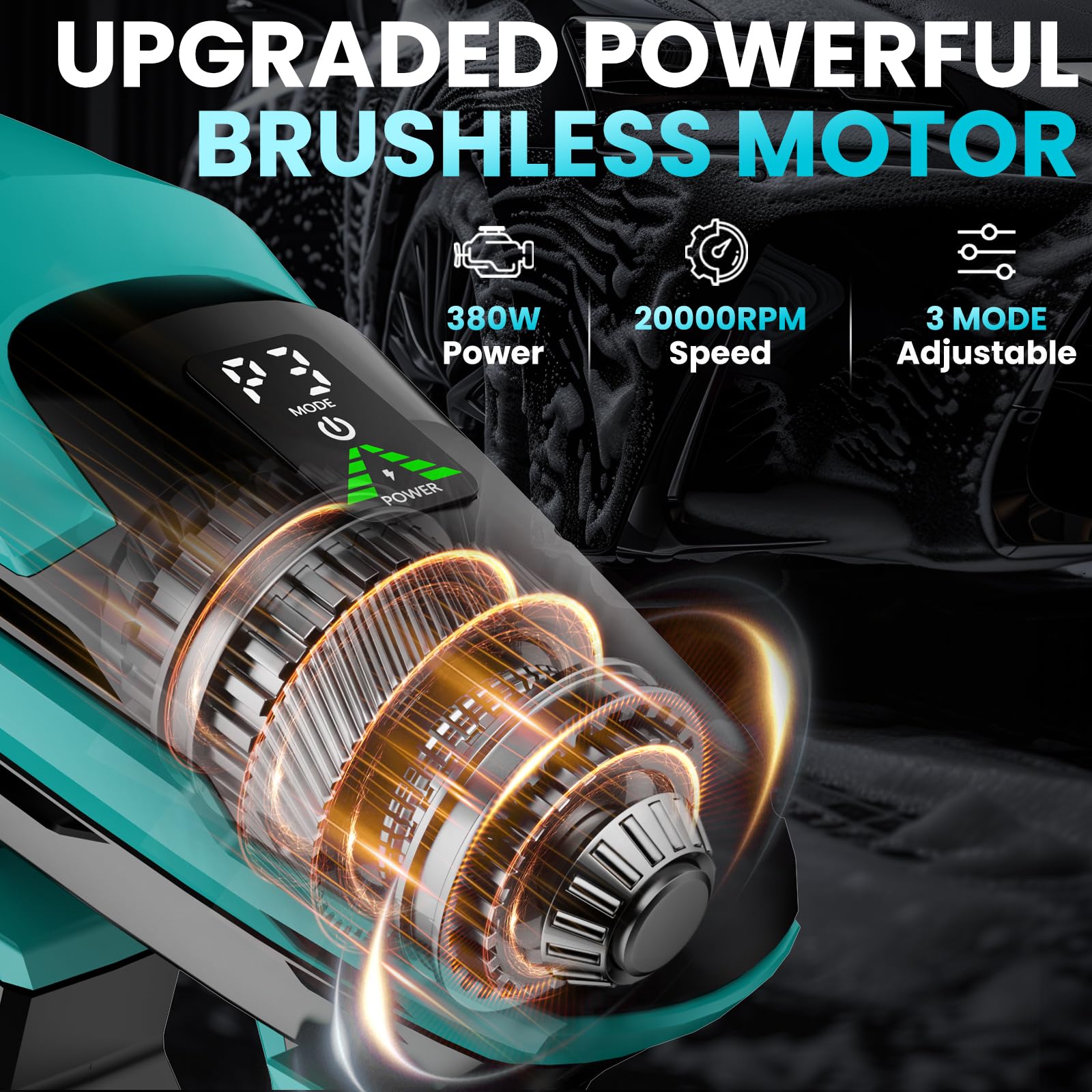 ZixDeNex brushless motor core detail showing efficiency