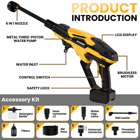 ZixDeNex safety features including trigger lock for secure operation