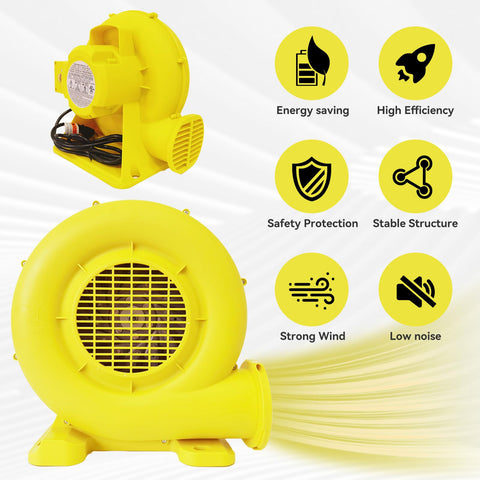 Ziziella blower features double-sided blades for efficient airflow.