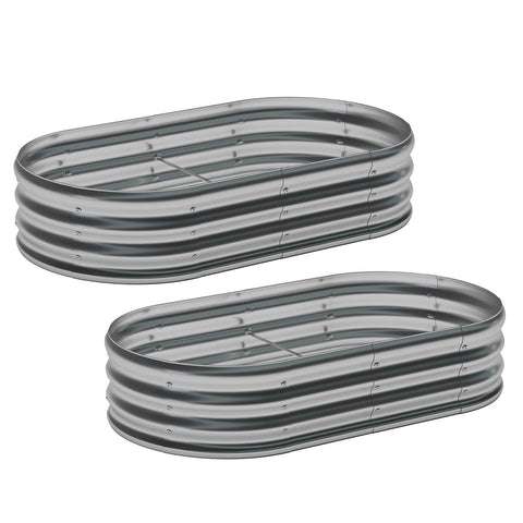 Zizin two-pack layout supports vegetables, herbs, and flowers in any garden.