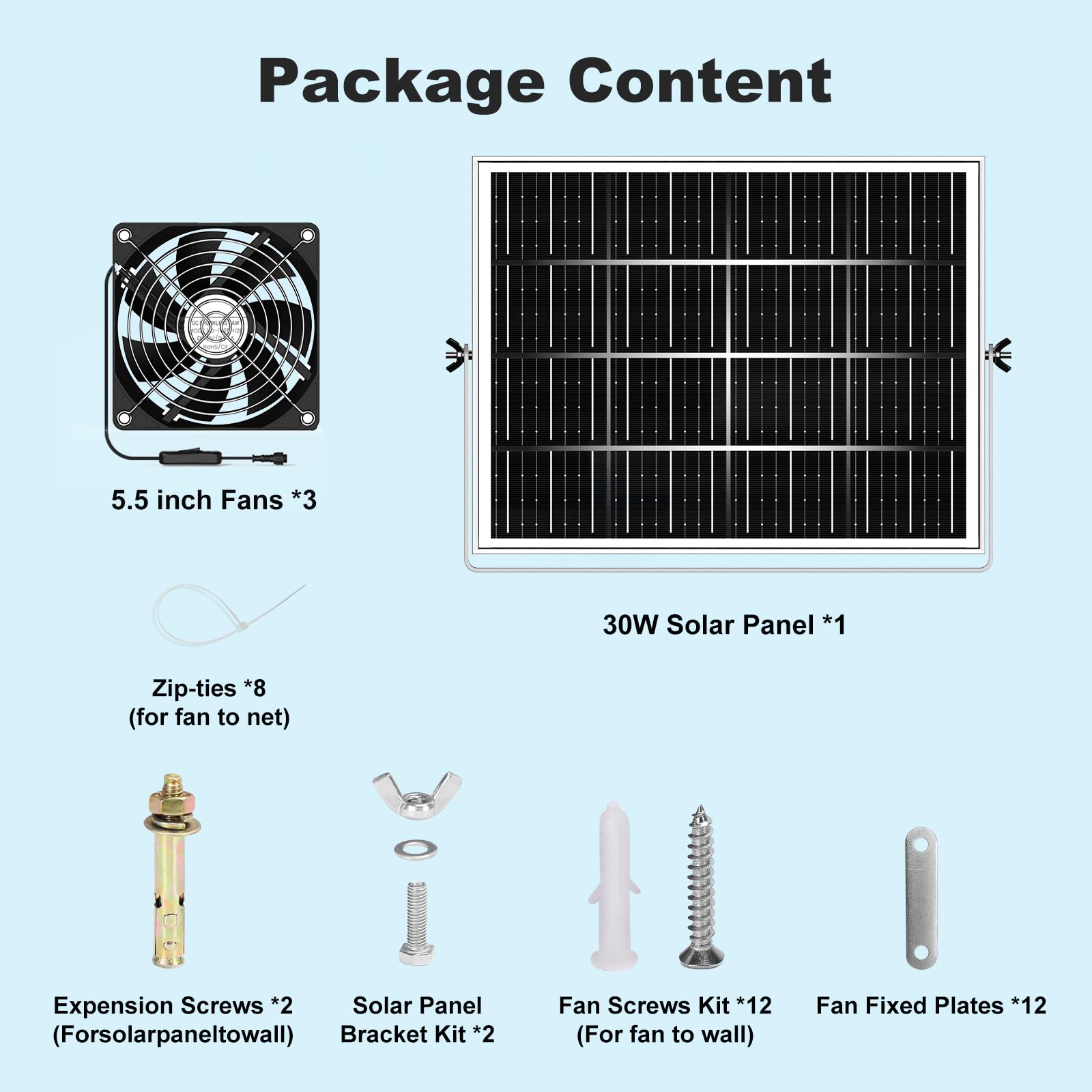 ZIZIWIN covers up to 190 sq ft for efficient coop ventilation