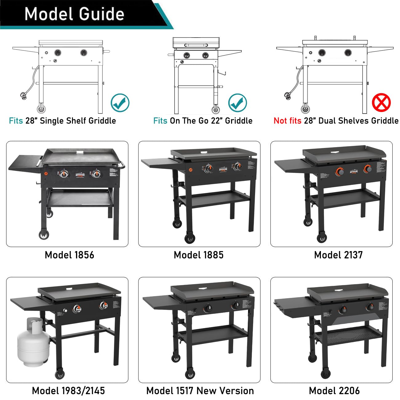 ZJYWSCH Blackstone cover withstands rain and snow while keeping your grill dry.