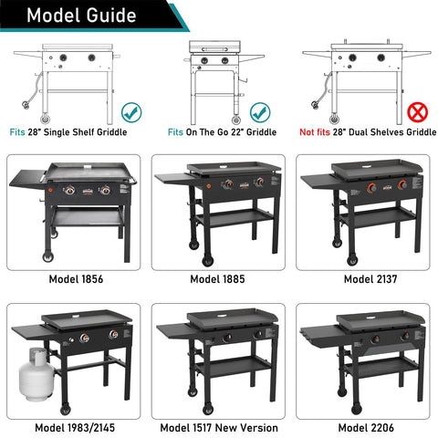 ZJYWSCH Blackstone cover withstands rain and snow while keeping your grill dry.