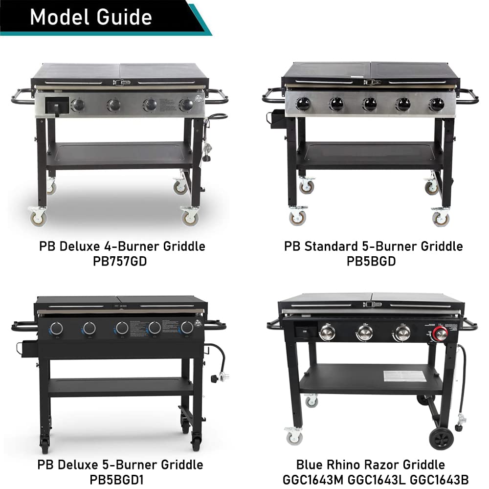 ZJYWSCH deluxe 5-burner cover shields from dust and rainfall