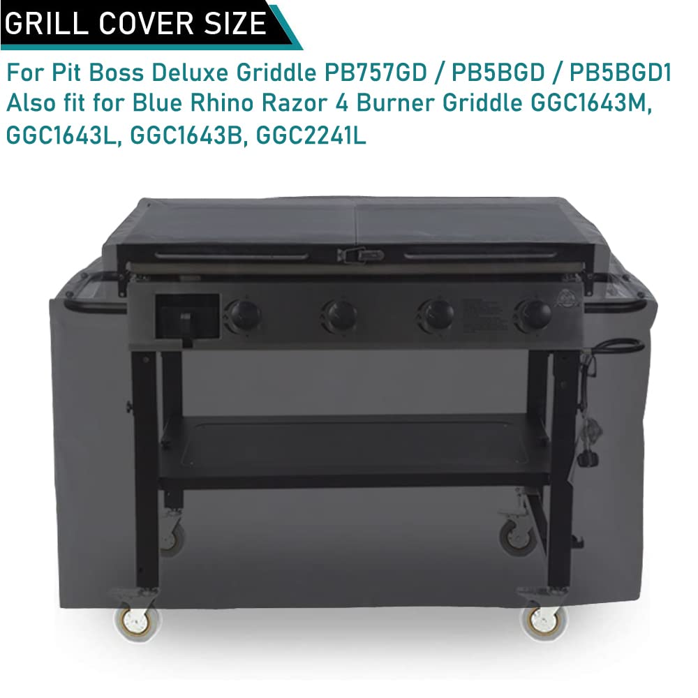 ZJYWSCH Pit Boss 5-burner cover fits securely during windy days