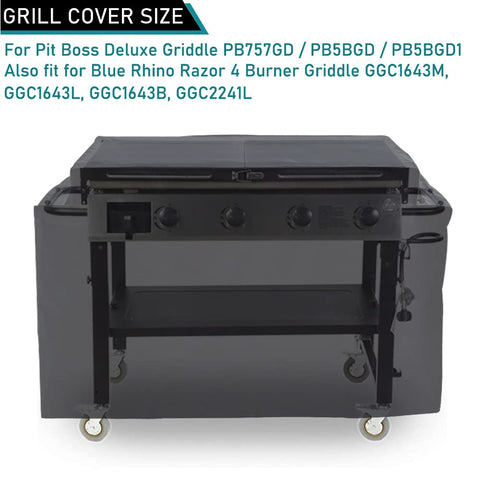 ZJYWSCH Pit Boss 5-burner cover fits securely during windy days